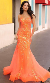Sheer Corset Prom Dress